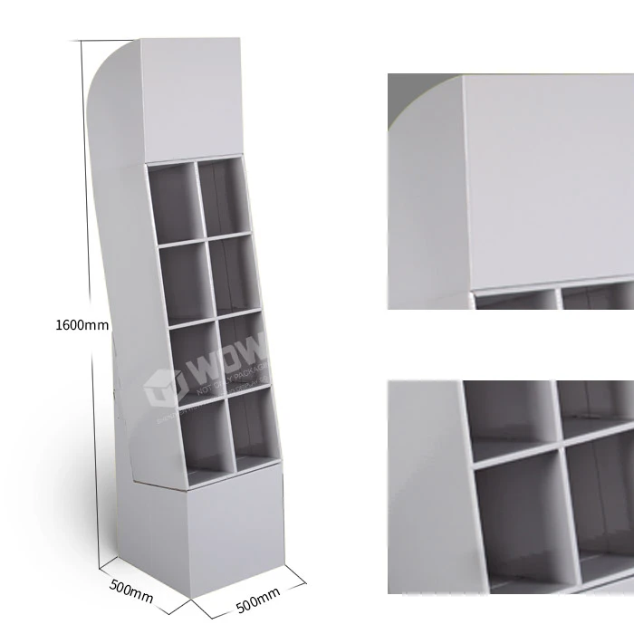 Cardboard CD DVD Display Stands with Cells